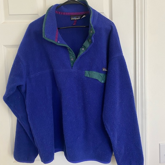 Patagonia Other - Patagonia Purple and Blue Fleece Jacket